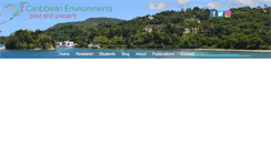 Desktop Screenshot of caribbeanenvironments.com